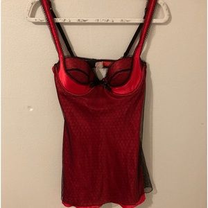 Red Victoria Secret Lingerie Top - image 1